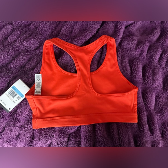 Nike Women's Vibrant Orange Sports Bra - Picture 2 of 4